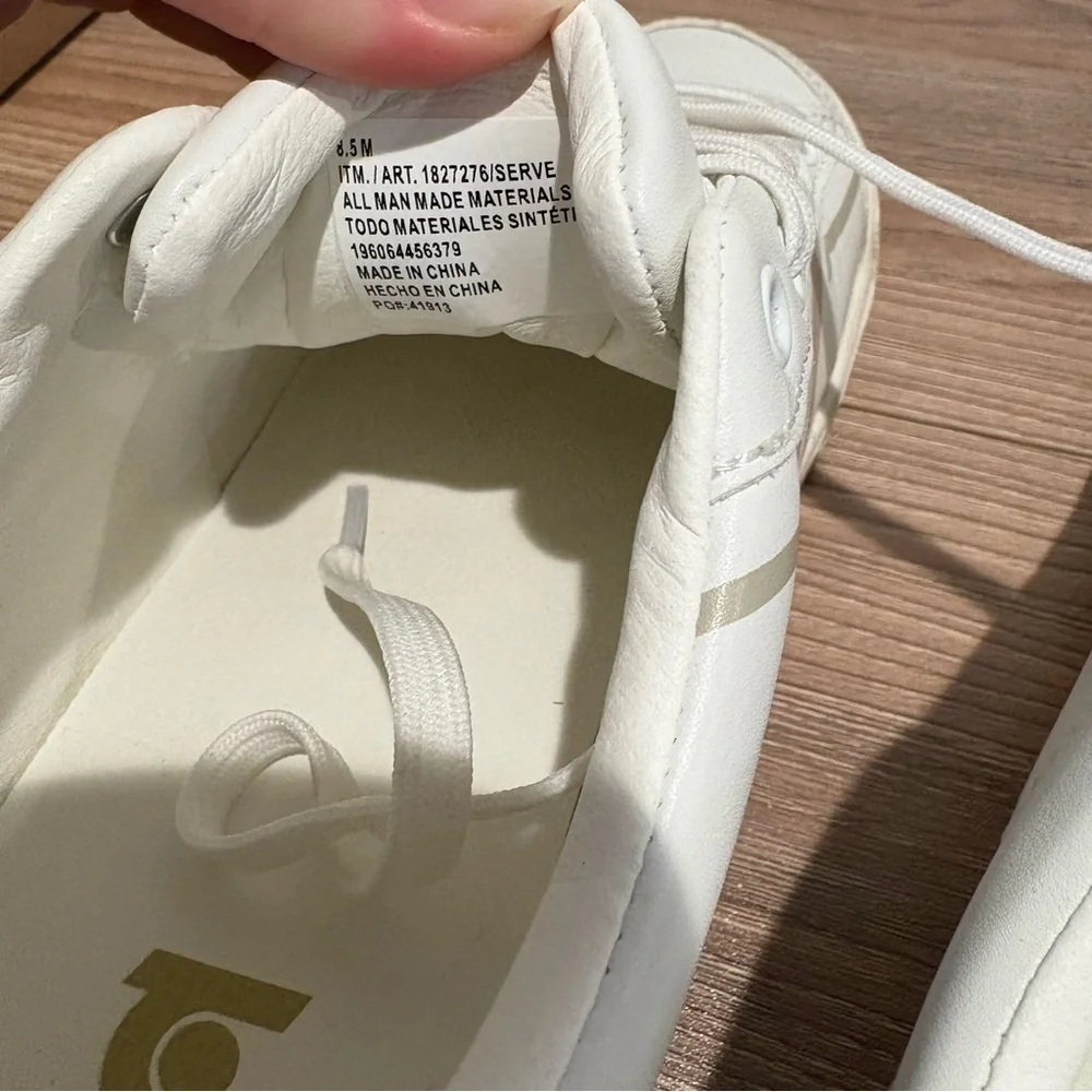 Tretorn Ladies Hopper White Sneakers size 8.5